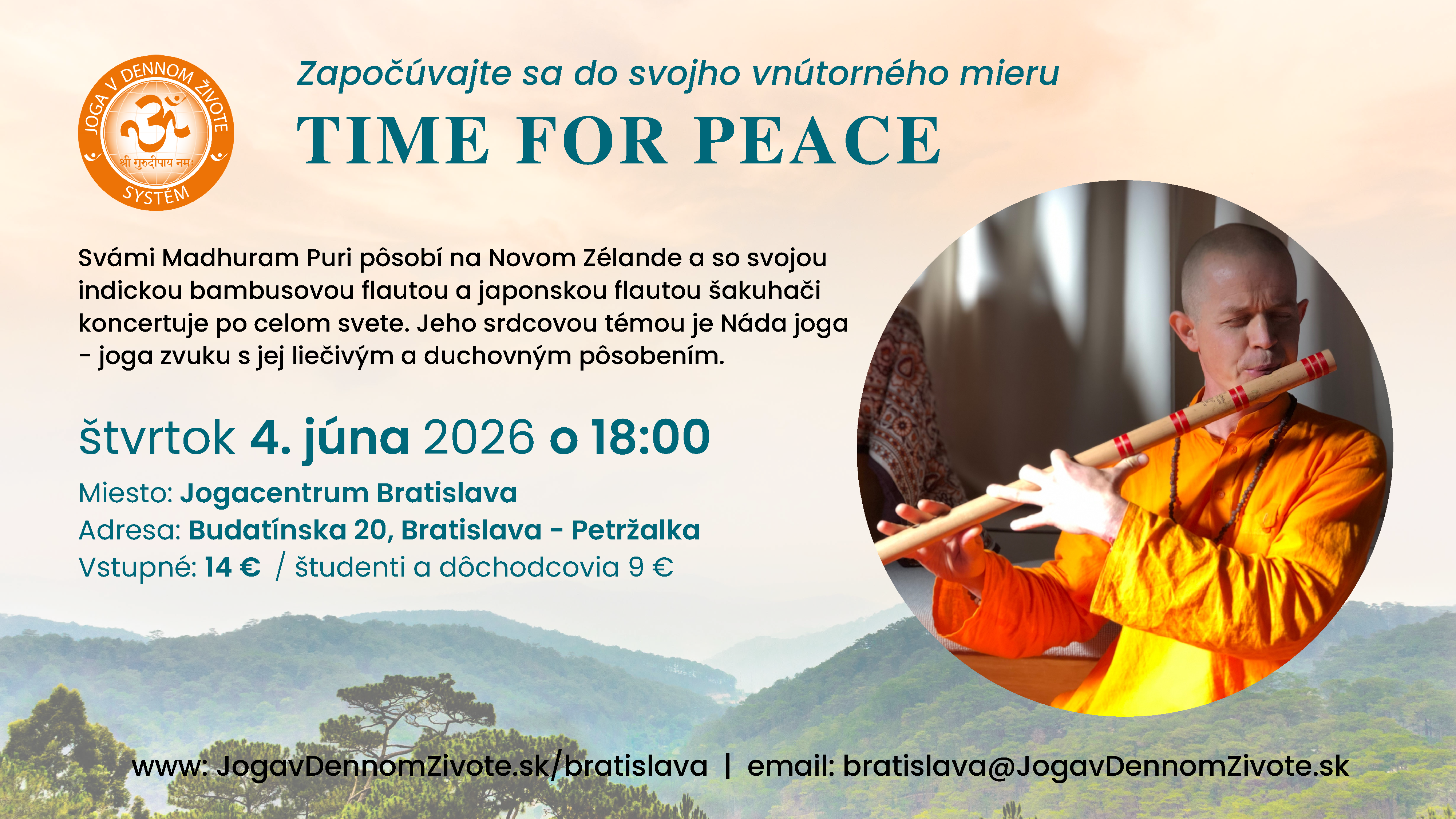 Koncert Jogacentrum Time for peace 462026