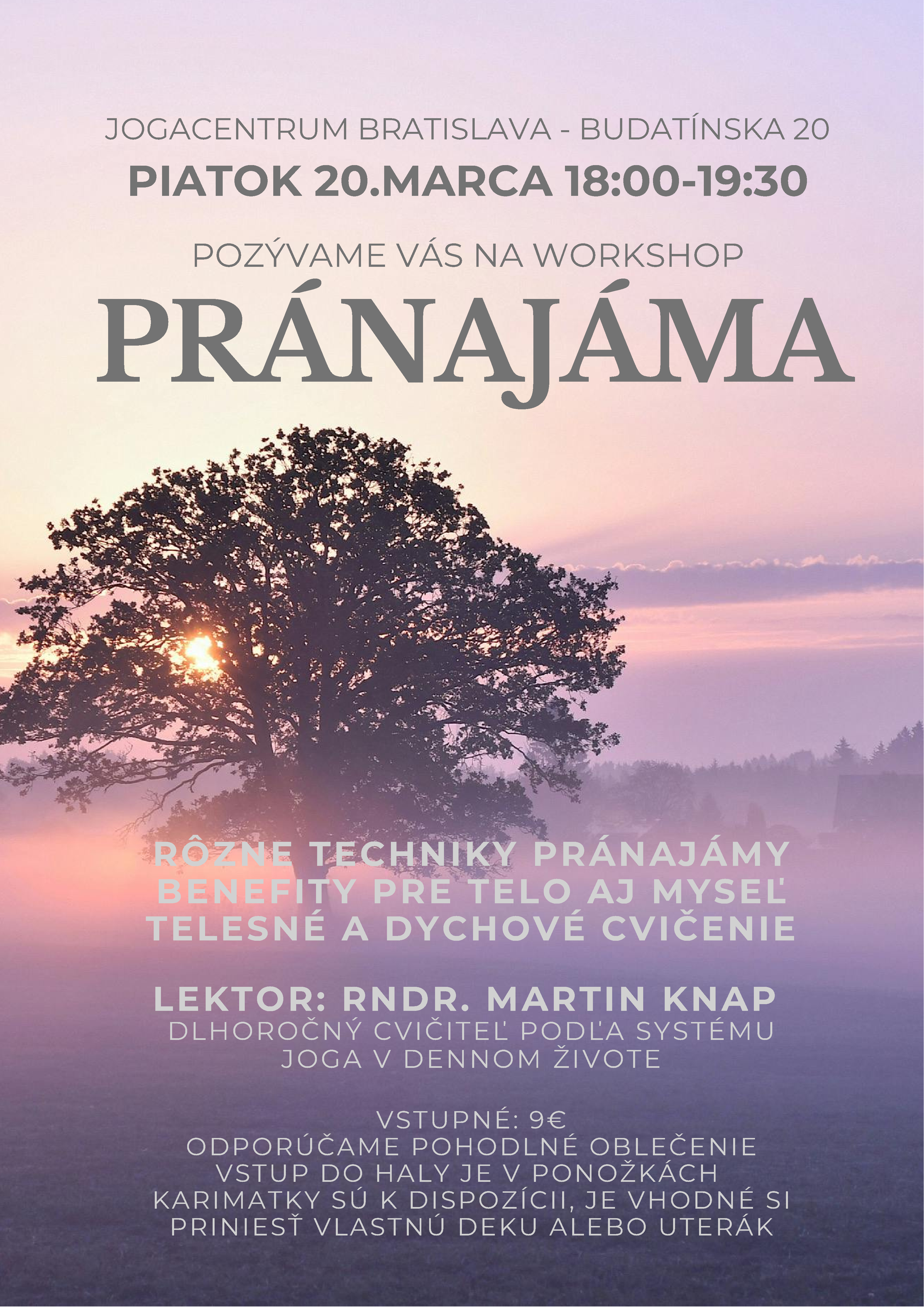 Workshop Pranajama 2032026